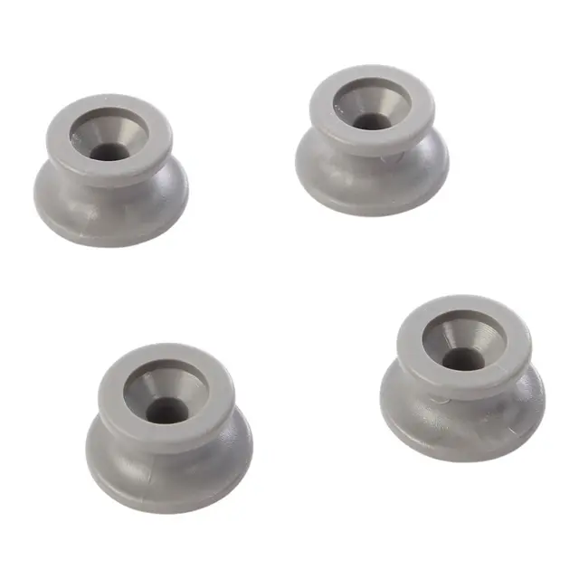UNIMER Kalesjeknapp - 4pk Grå - i PP (polypropylen) 