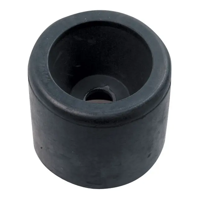 Siderulle - Sort Ø: 107 mm Aksel dia: 20 mm - Bredde 87 mm 