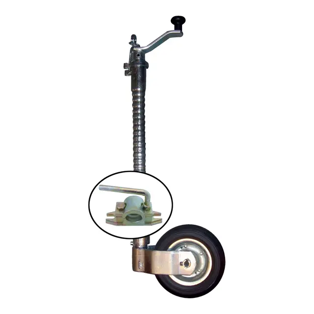 Nesehjul forsterket - 500 kg 48 mm stamme 