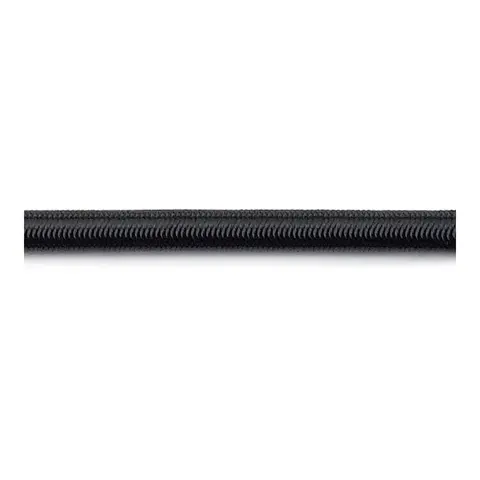 ROBLINE Chock cord / strikk - sort Elastisk gummiline