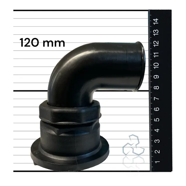 NUOVA RADE Påfyllingssett for 2" slange - 90° vinkel 