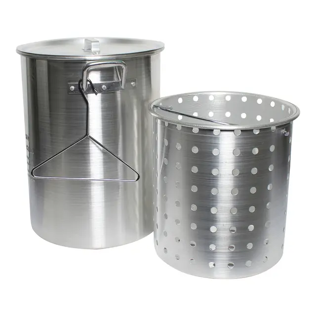 Krabbekoker m/ stativ og gryte for gass - 16kW - 35L 