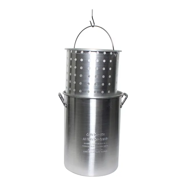 Krabbekoker m/ stativ og gryte for gass - 16kW - 35L 