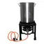 Krabbekoker m/ stativ og gryte for gass - 16kW - 35L
