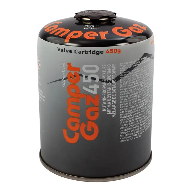 Camper Gaz Gassboks m/gjenger 450g - propan/butan (7/16NS EN 417) 