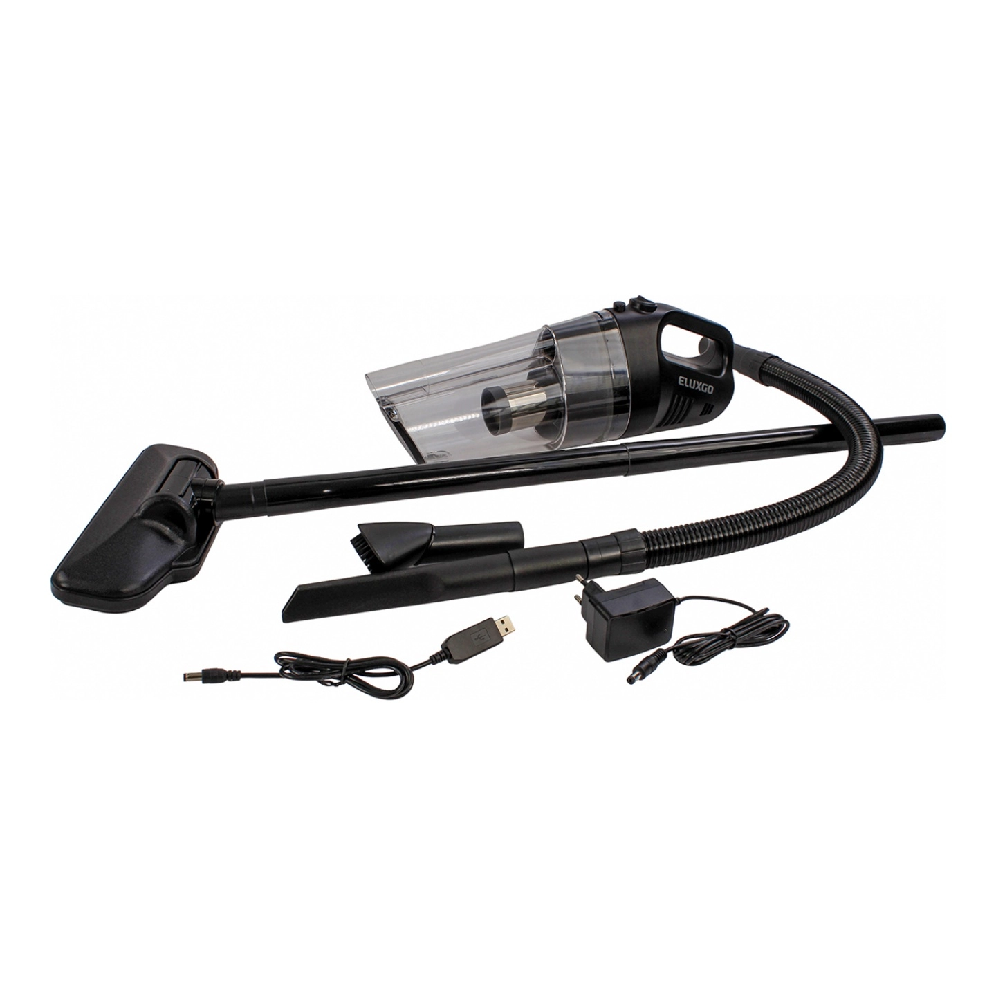 ELUXGO EC20 trådløs støvsuger 230V & 12V (via USB)