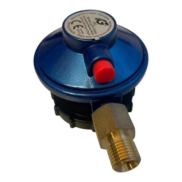 Gassregulator IGT M14 1/4" Linx - for marine og caravan 