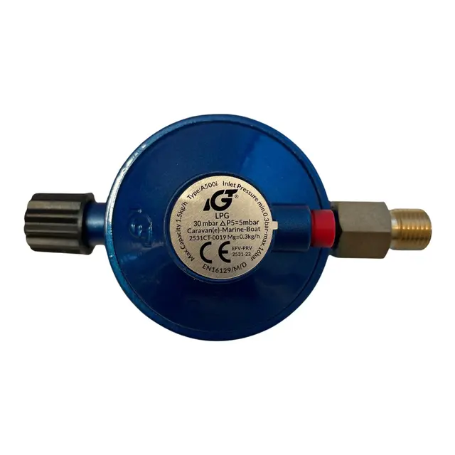 Gassregulator IGT M14 1/4" Linx - for marine og caravan 