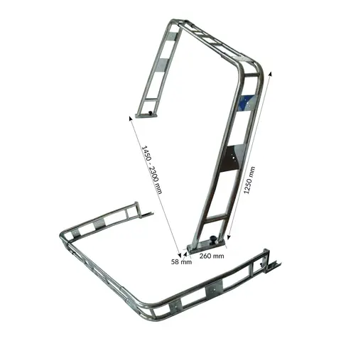 Targabøyle 316 m/vippebeslag