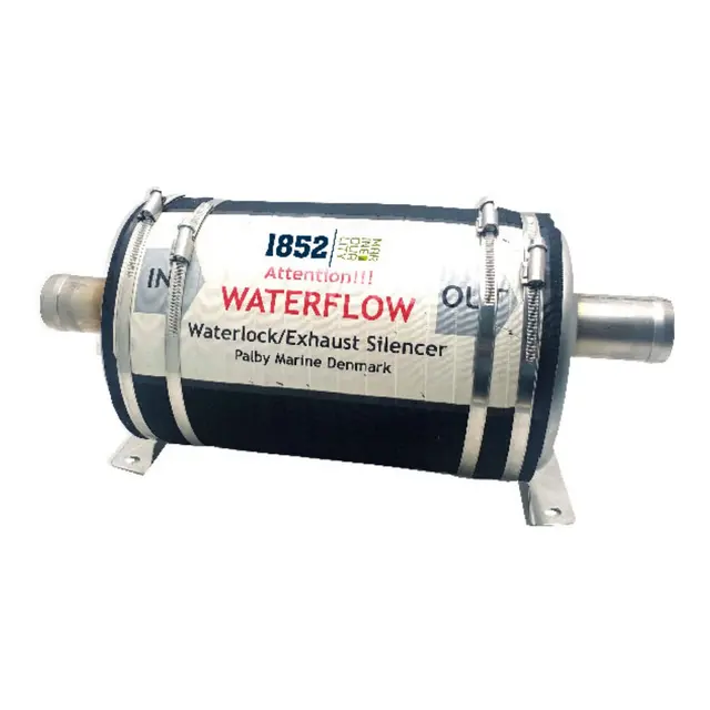 1852M vannkjølt lyddemper 25L 127 mm 