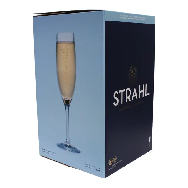 STRAHL Champagneglass - 166ml 4pk Gaveeske 