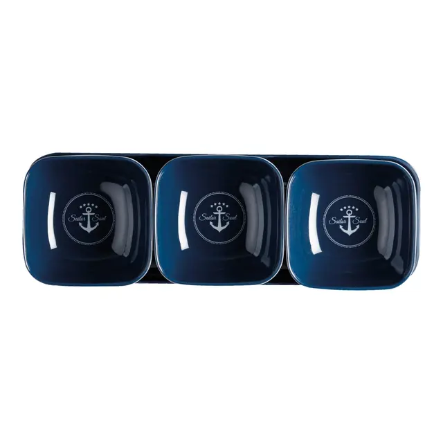 MARINE BUSINESS Snack sett Sailor Soul 27x9 - 4 deler 