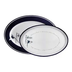 MARINE BUSINESS Serveringsfat Welcome 30x22/35x25 - 2 stk
