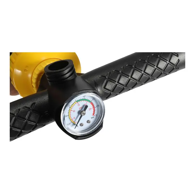 1852M Dual Action SUP pumpe m/manometer 