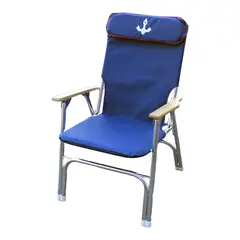 Dekkstol Royal, marineblå