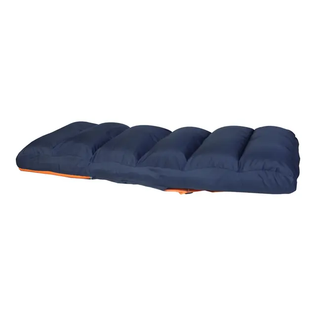 1852M Sittepute Comfy Big mørkeblå/oransje 