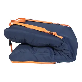 1852M Sittepute Comfy Big m&#248;rkebl&#229;/oransje