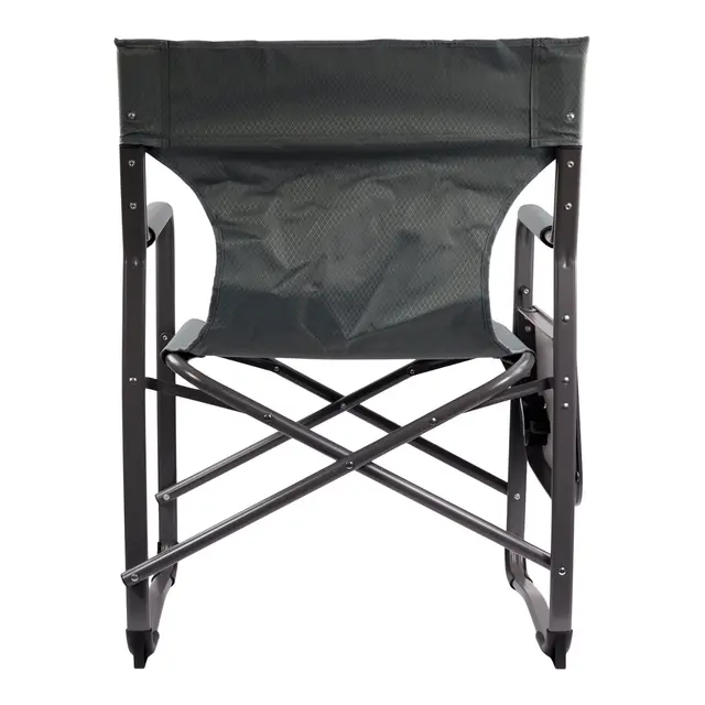 Dekkstol Comfort med sidebord Pulverlakkert aluminium 