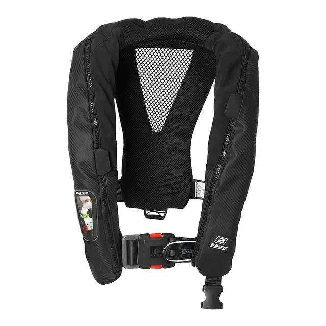 BALTIC Automatvest  Carbon 190 m/sele sort/grå 