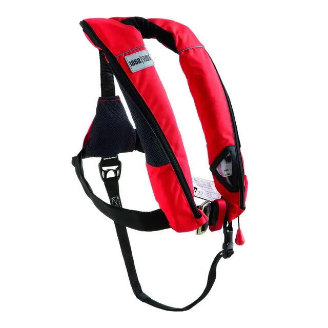 1852M Automatvest Junior 150N Rød 