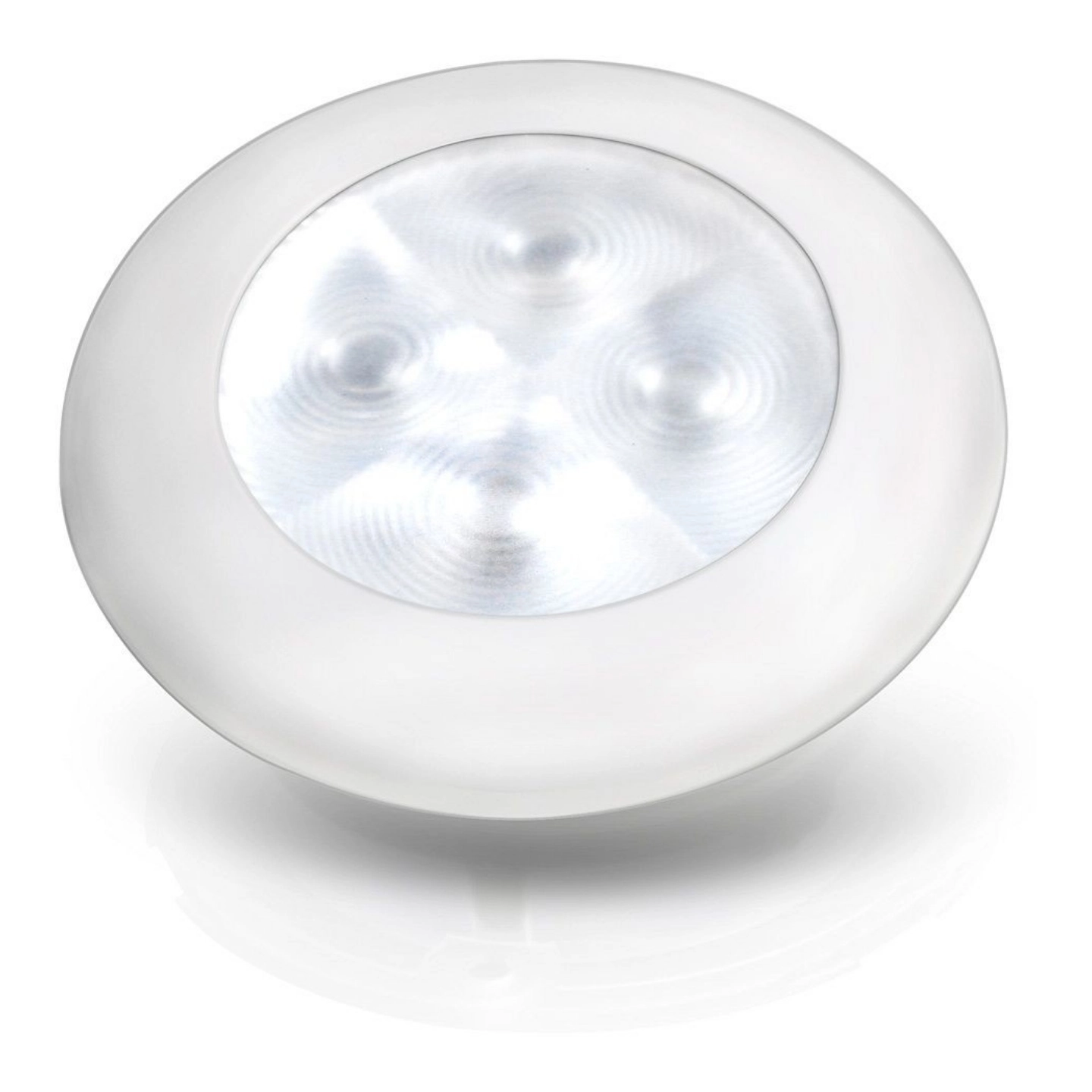 HELLA MARINE Slimline LED 12V Hvit ring med hvitt lys