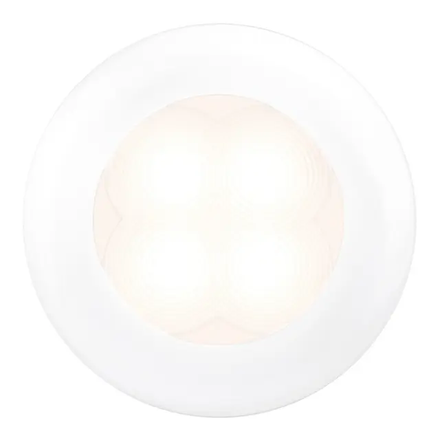 HELLA MARINE Slimline LED 12V Hvit ring med varmhvit lys 