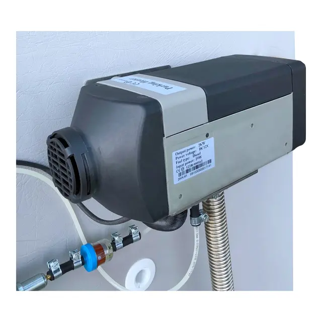 1852M JP Dieselvarmer 4 KW - 12V Luftvarmer m/Digitalt kontrollpanel 