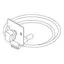WEBASTO Control cable for distributor 2M Kabel for fjernkontroll av spjel.