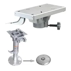 MARINVENT Stols&#248;yle justerbar nedfelt m/slide, flyttbar, 300-400mm