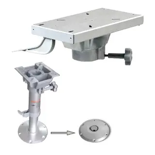 MARINVENT Stols&#248;yle justerbar nedfelt m/slide, flyttbar, 300-400mm
