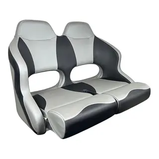 EASTERNER Båtstol H99 dusty grey / sort dobbel flip up