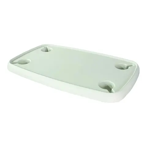 MARINVENT Bordplate ABS, rektangular 760 x 460 mm - m/4 flaskeholdere