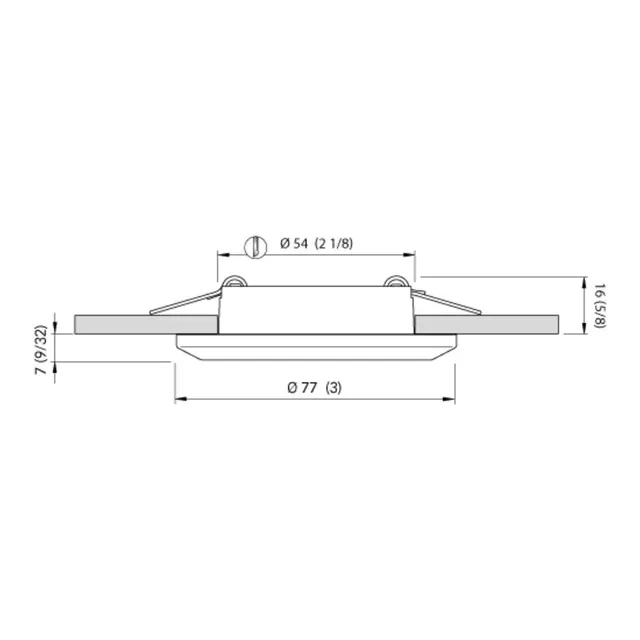 QUICK MIRIAM C LED Downlight - 2W Dimbar - 9-32V 