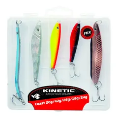 KINETIC Sluksett DF Coast Kyst 5pk 18g/20g/24g/26g/42g