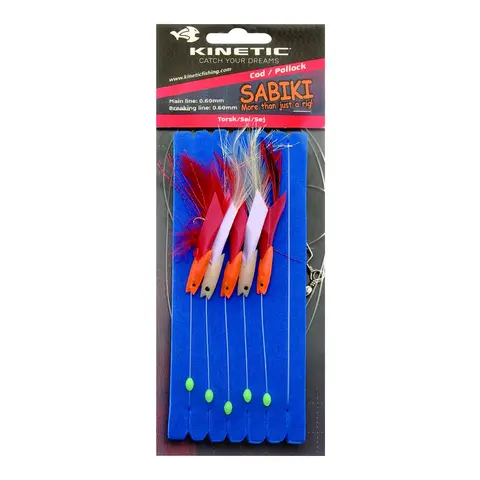 KINETIC Sabiki DF Torsk/Sei 0,60mm