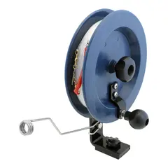 Fiskehjul m/2 stk gummimark Juksesnelle - 0,8mm sn&#248;re