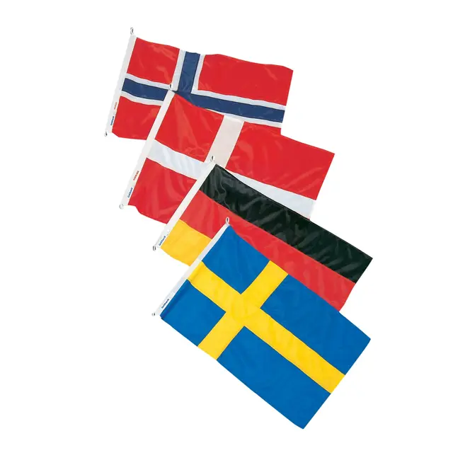 Gjesteflagg Skagerak 4stk/pk 30x19 cm 