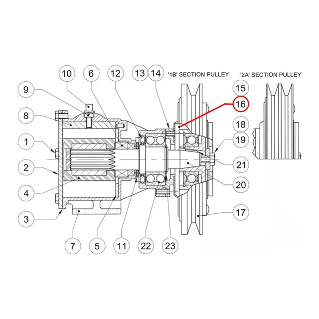 JABSCO Skrue til 1060424 