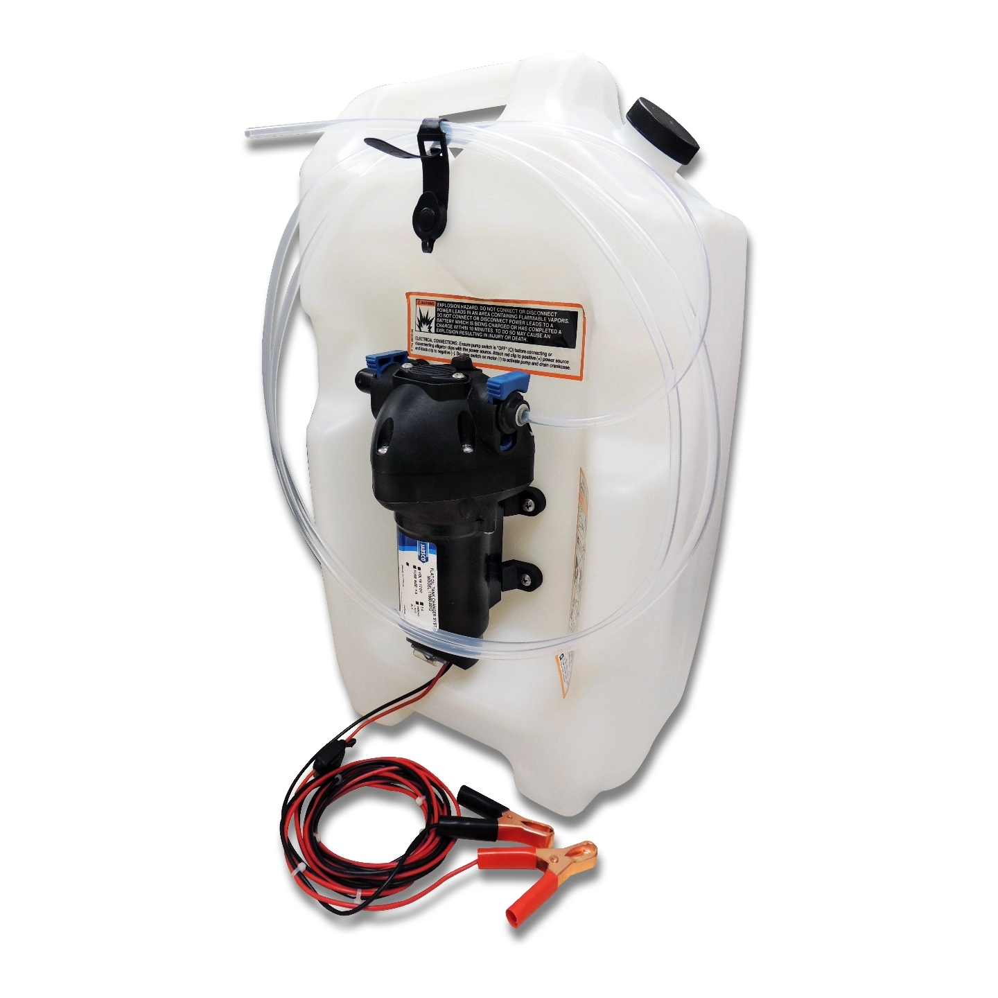 JABSCO Oljeskiftpumpe med tank 12V