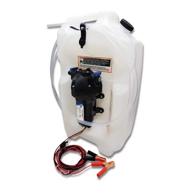 JABSCO Oljeskiftpumpe med tank 12V 