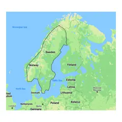 C-MAP Discover, Sjøkart for kartplotter M-EN-Y210-MS: Skandinavia innsjøer