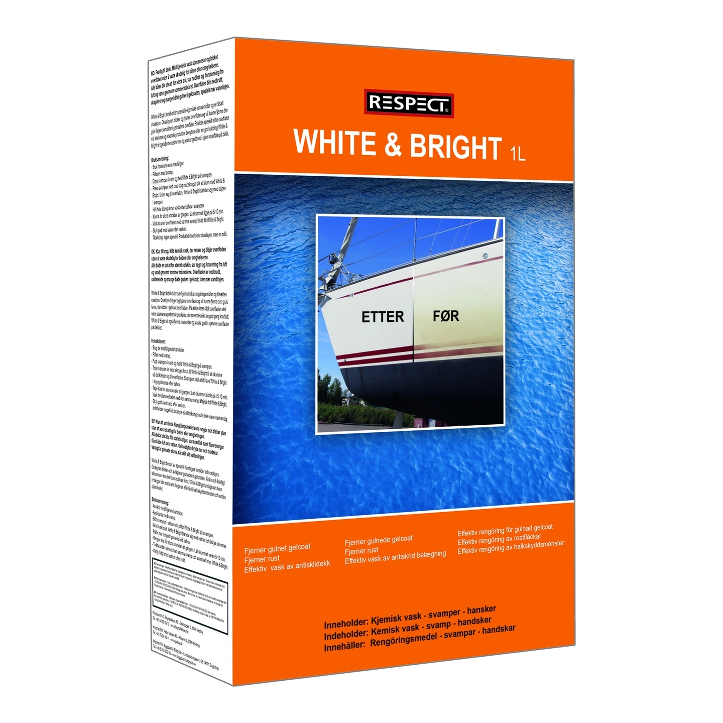 RESPECT Skrogvask White & Bright KIT