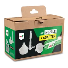 TEC 7 Fugespiss &amp; Adapter for 600ml pølse 6+6stk