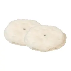 1852M Poleringspad lammeull rondell 2-pk 150mm - ull pad