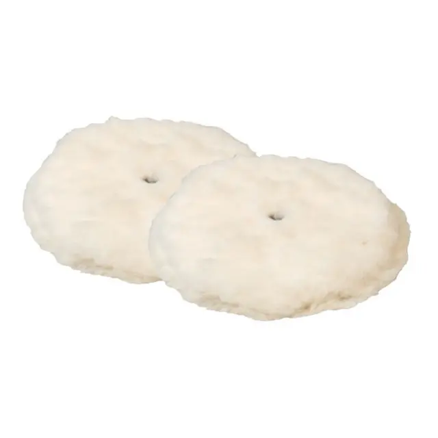 1852M Poleringspad lammeull rondell 2-pk 150mm - ull pad 