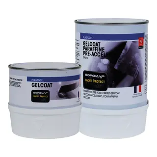 SOROMAP Plastogel gelcoat hvit RAL 9016 - 750g