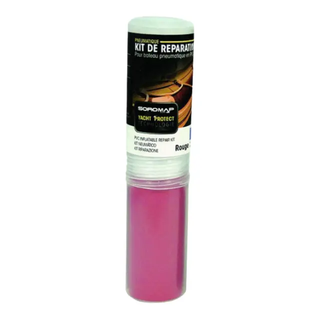 SOROMAP Rep-kit til PVC-pontong rød PVC lapp - inkl. 75ml lim 