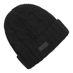 GILL Cable Knit Beanie lue - Black One Size