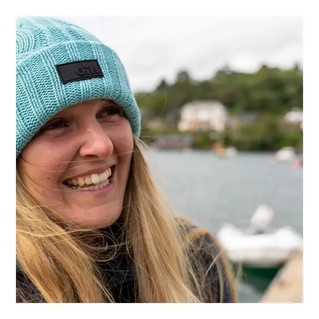 GILL Cable Knit Beanie lue - Light Blue One Size 
