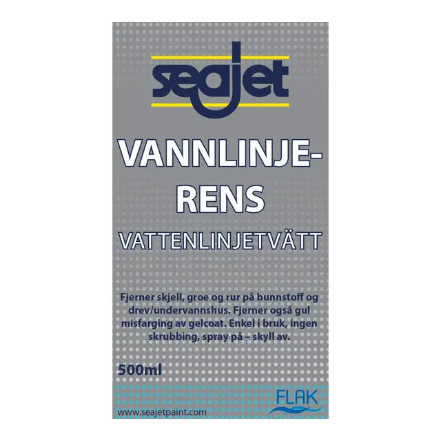 SEAJET Vannlinjerens - 0,5L Skjell og Groe fjerner 